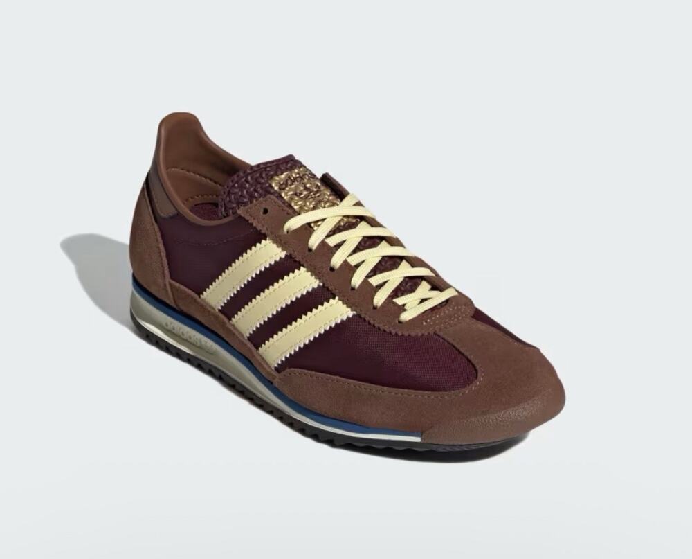 New Adidas SL72 OG Sneaks Maroon/ Almost Yellow, Sz 8.5 M And 9.5 W